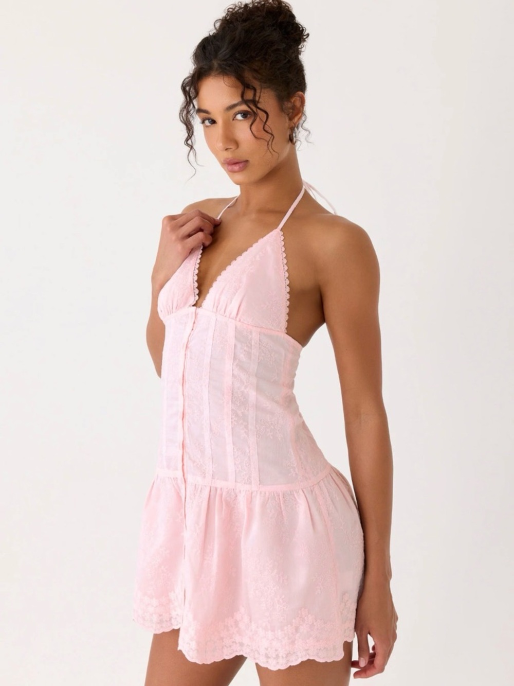 New Peppermayo Halter Mini Dress